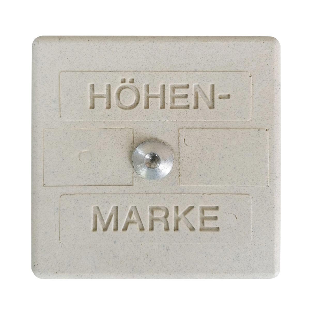 Höhenfestpunkt-Marken, weiß T-Schaft 35x35x4,5 mm, Länge 600 mm