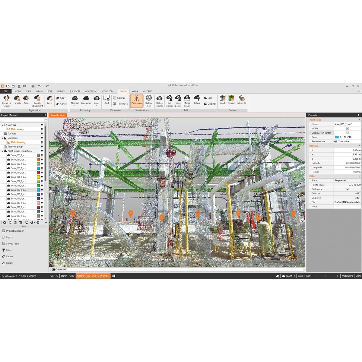 Photogrammetriesoftware X-PHOTO von GeoMax für Drohnenauswertungen