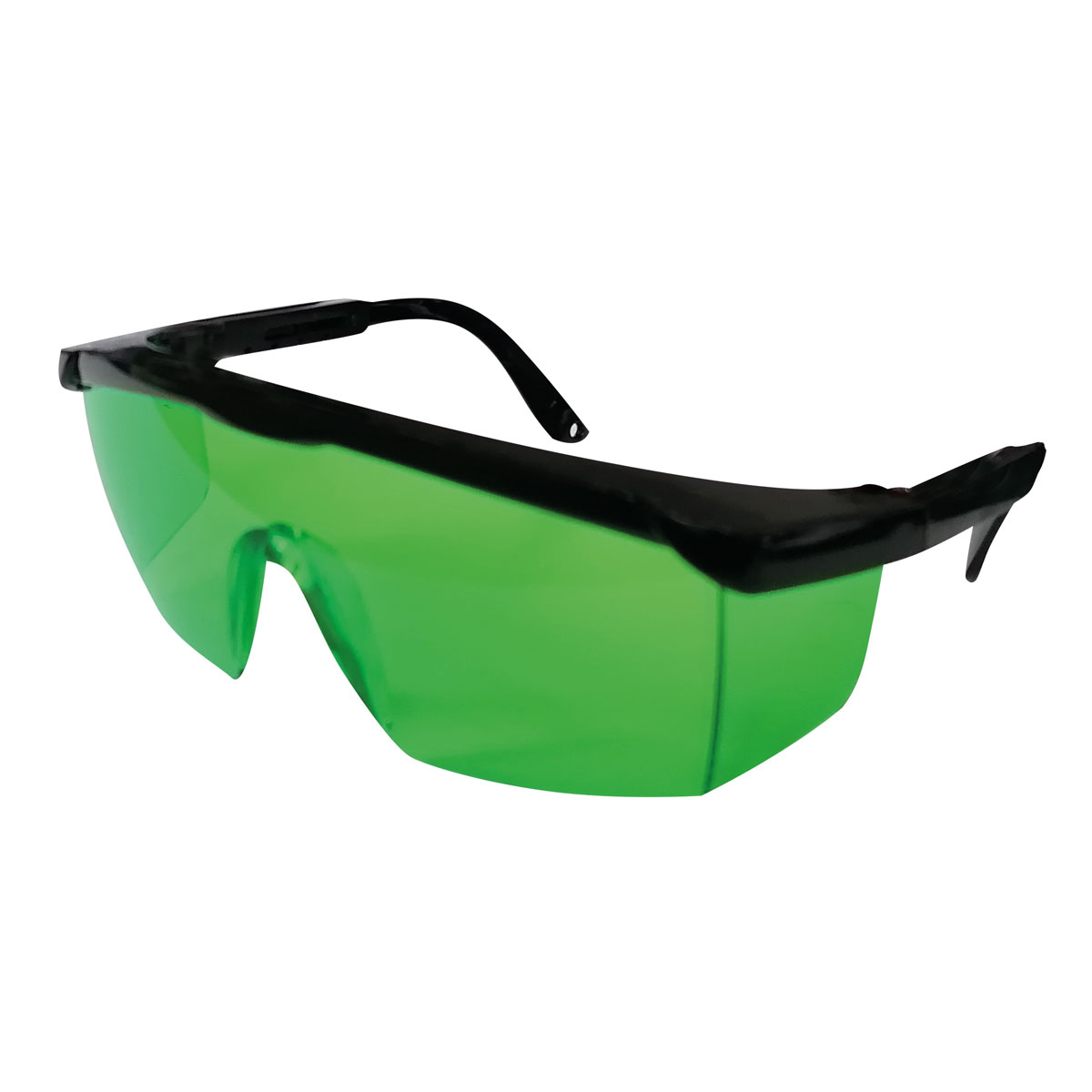 Laserbrille grün, erhöhte Sichtbarkeit von Laser-Strahlen