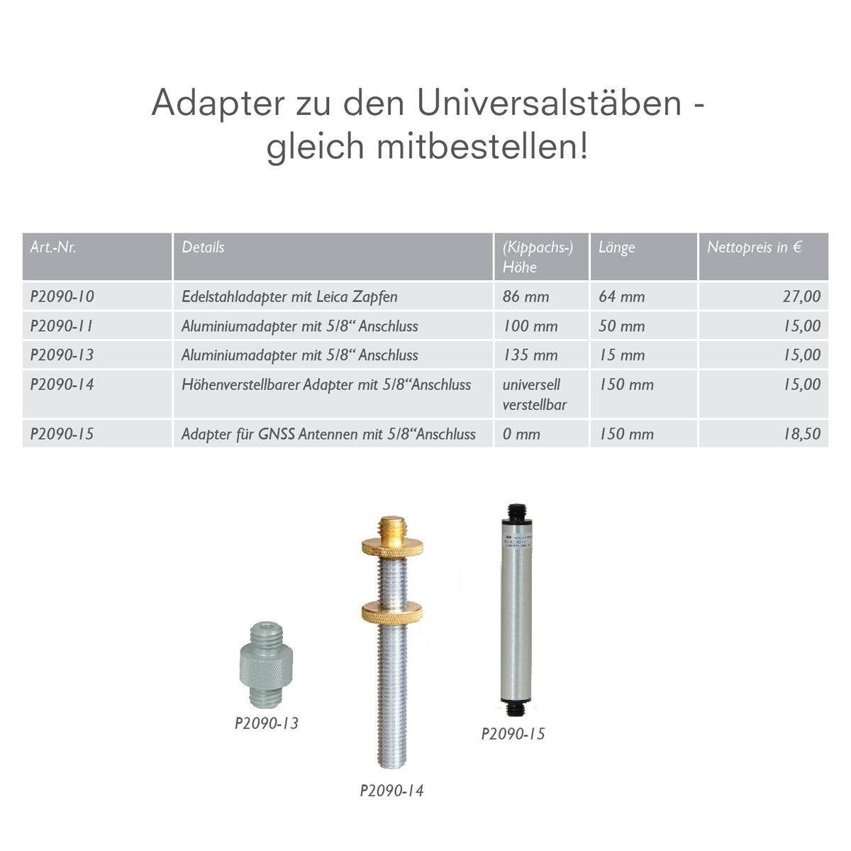 proNivo Vollcarbonstab für GPS und Prisma 2,6 m 