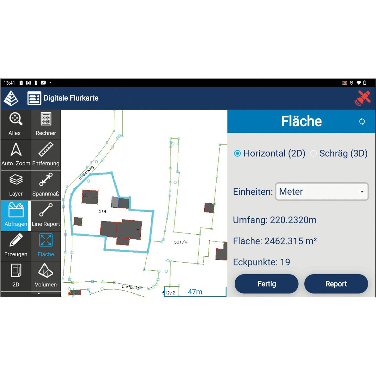 Carlson Android Software Layout GPS dauerhafte Lizenz