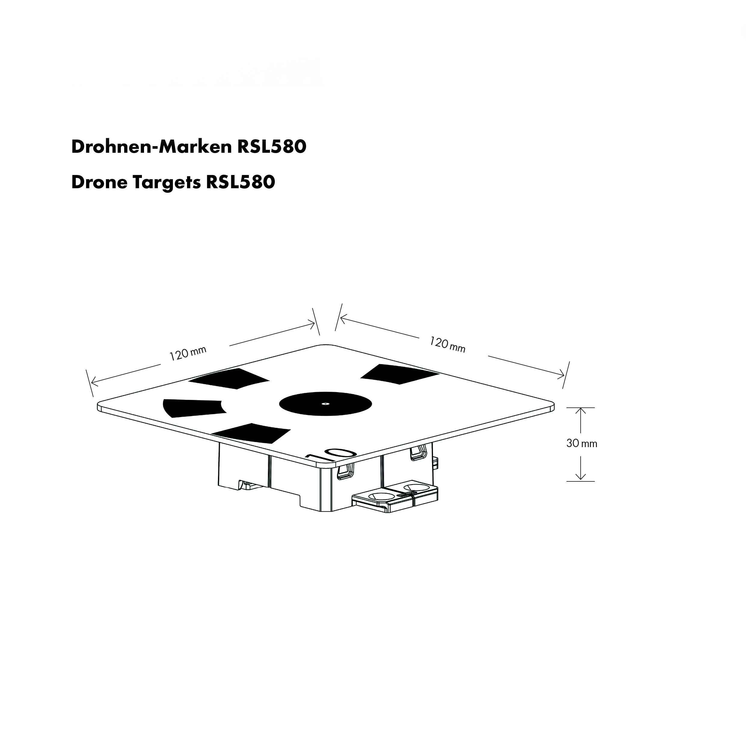 Drohnenmarke RSL580-20 Nummern 11 bis 20