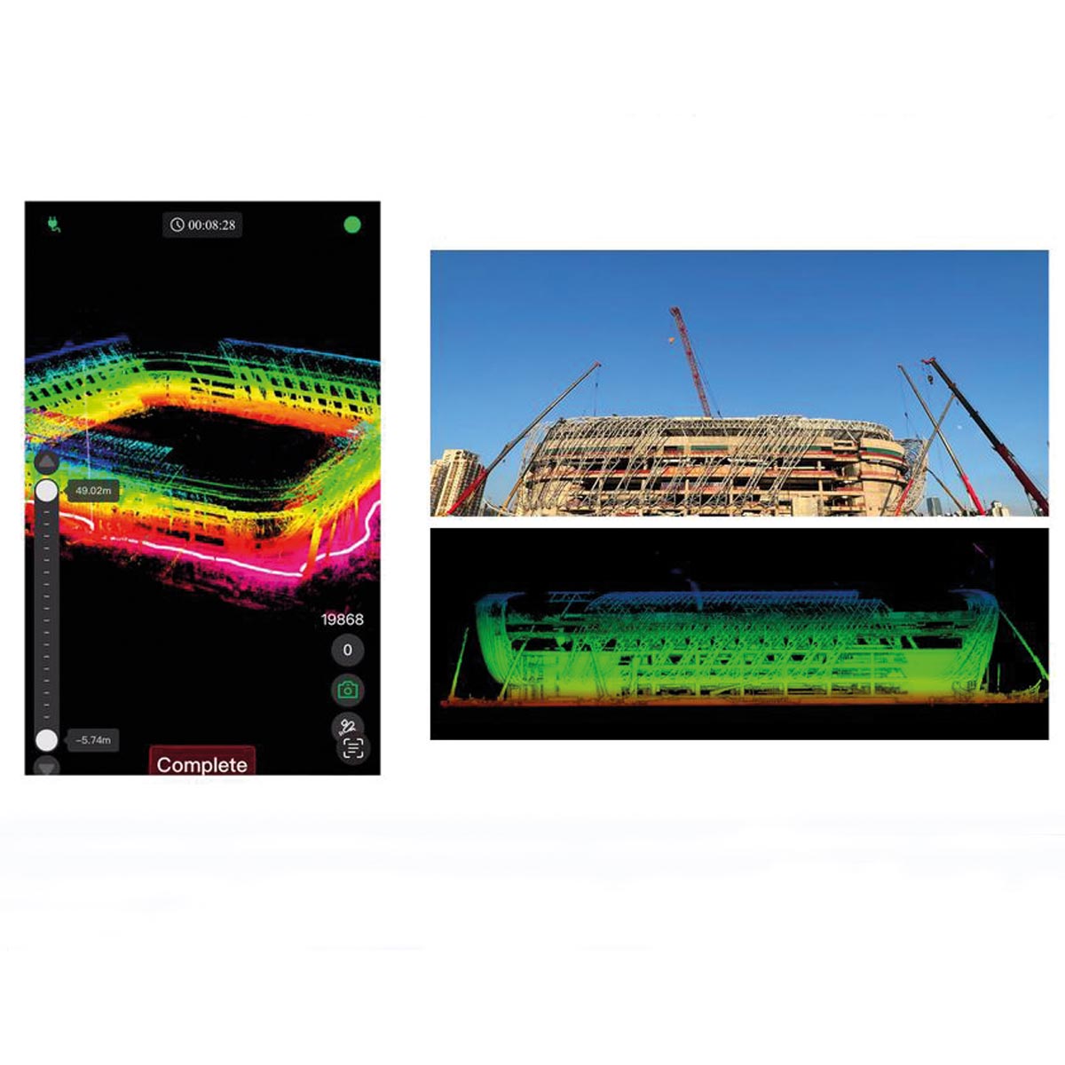 Punktwolkenanalyse mit dem LiDAR-Scanner FJD Trion P1