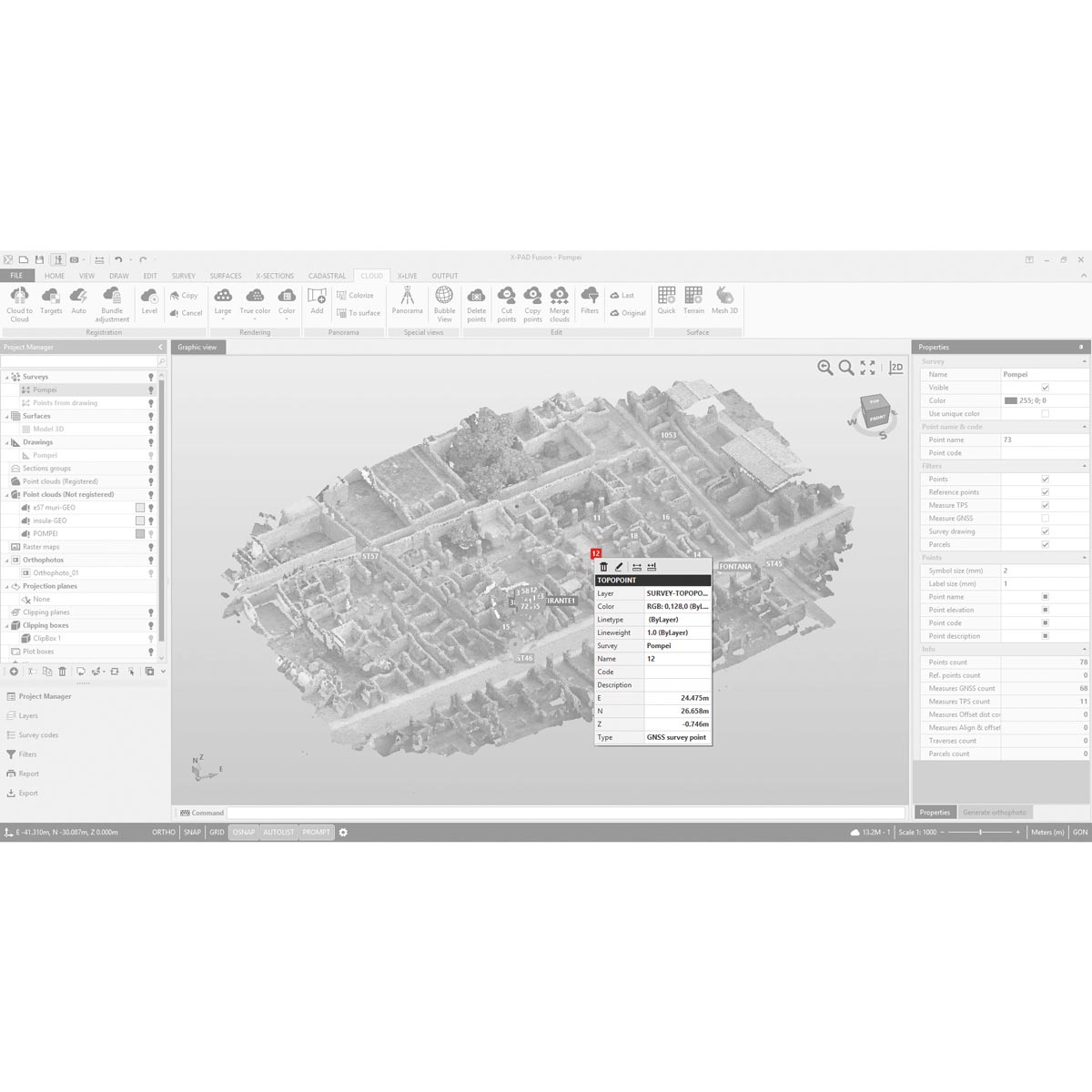 Photogrammetriesoftware X-PHOTO von GeoMax für Drohnenauswertungen