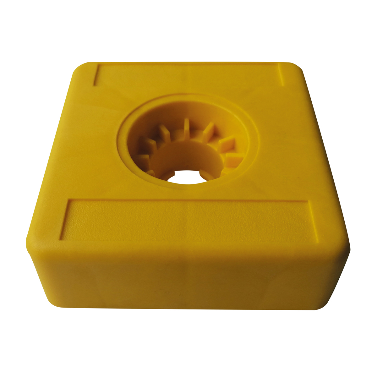 Kunststoffmarken Vario Light, gelb Kopfgröße 100x100x35 mm ohne Aufschrift