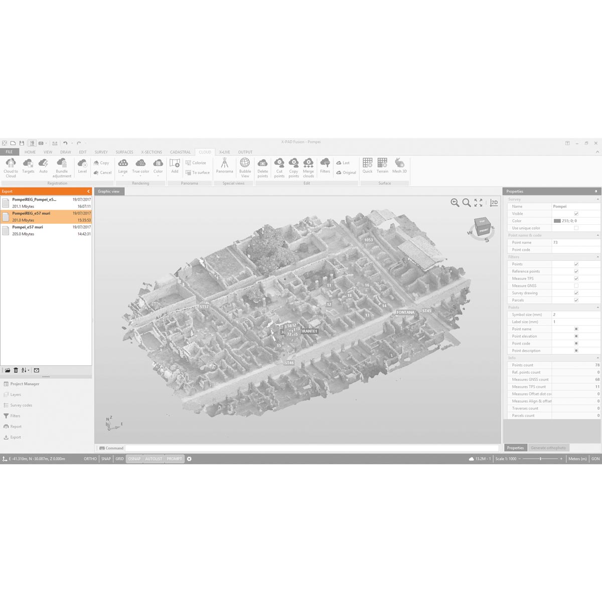 Photogrammetriesoftware X-PHOTO von GeoMax für Drohnenauswertungen