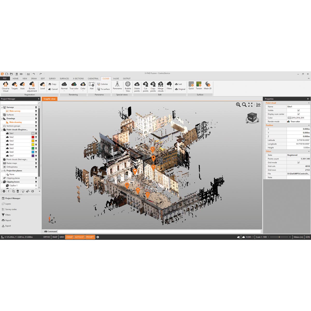 Photogrammetriesoftware X-PHOTO von GeoMax für Drohnenauswertungen