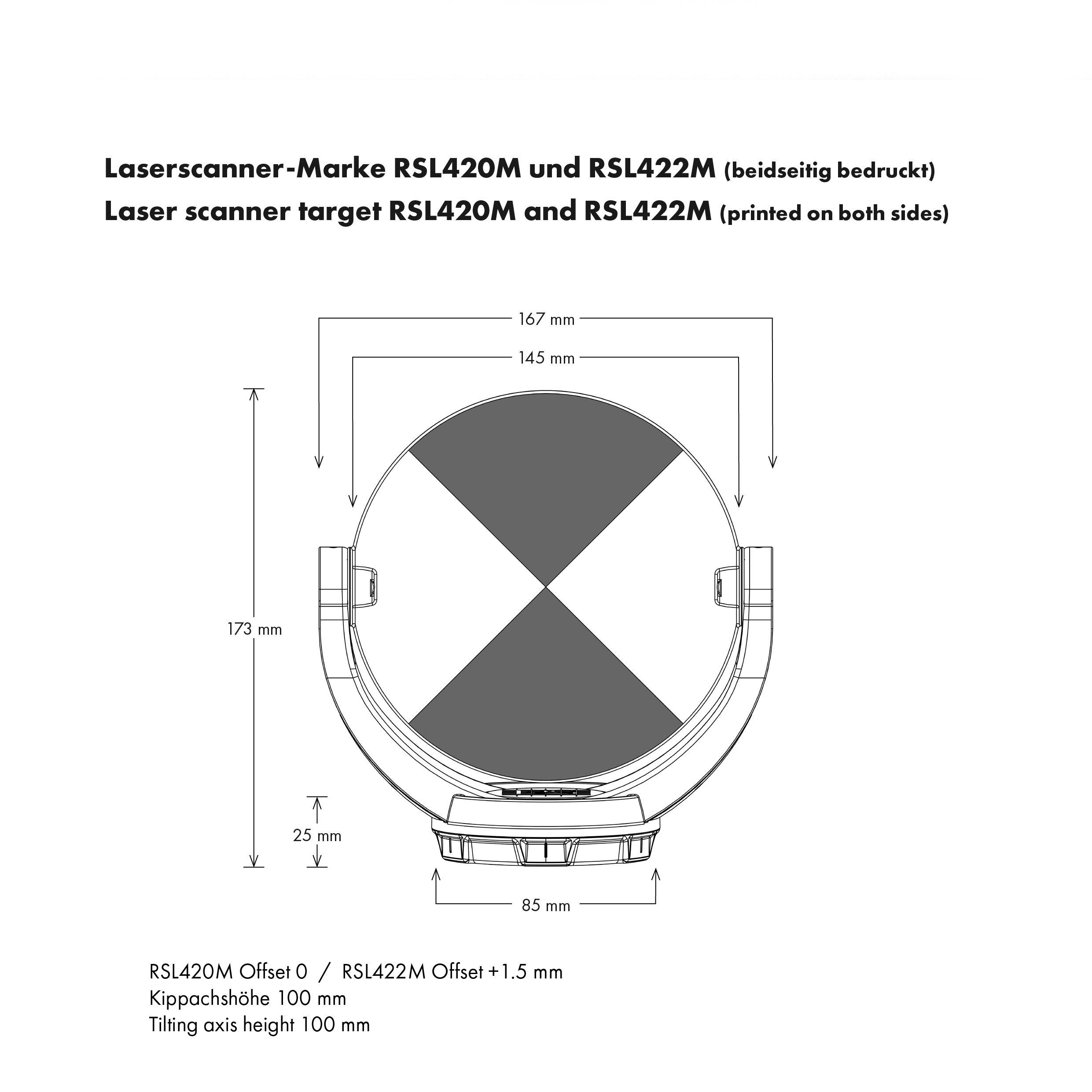 Laserscanner-Marke RSL422M, mit Dreh- und Kippfunktion, von Rothbucher Systeme