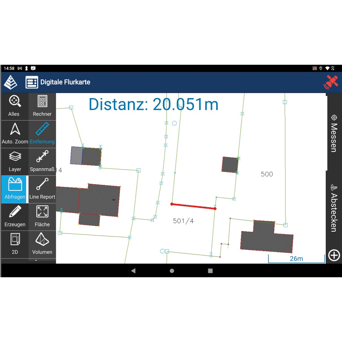 Carlson Android Software Layout GPS dauerhafte Lizenz