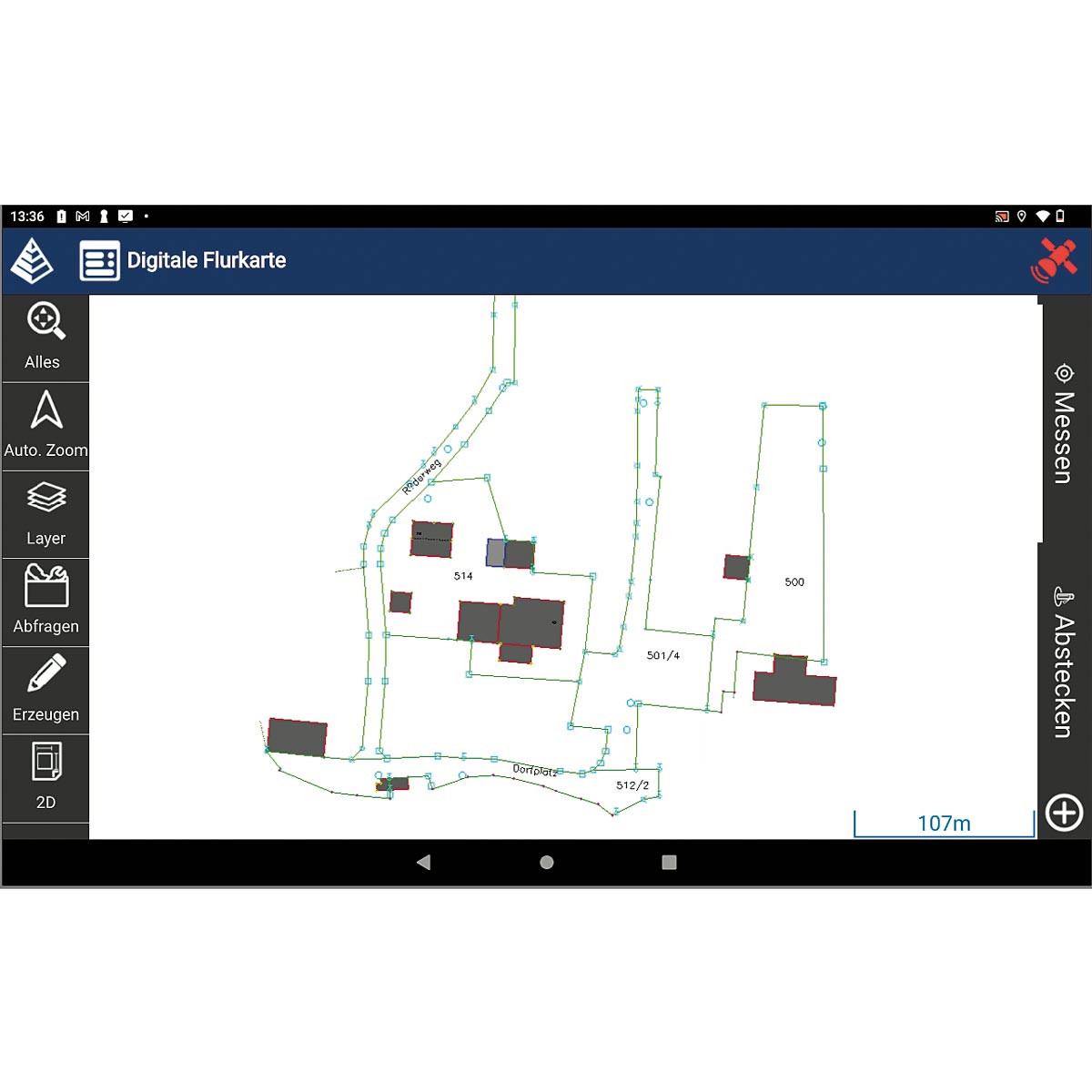 Carlson Android Software Layout GPS dauerhafte Lizenz