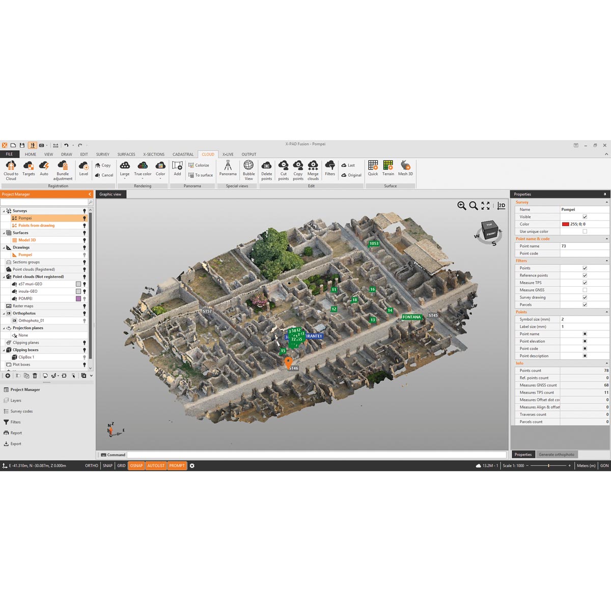 Photogrammetriesoftware X-PHOTO von GeoMax für Drohnenauswertungen