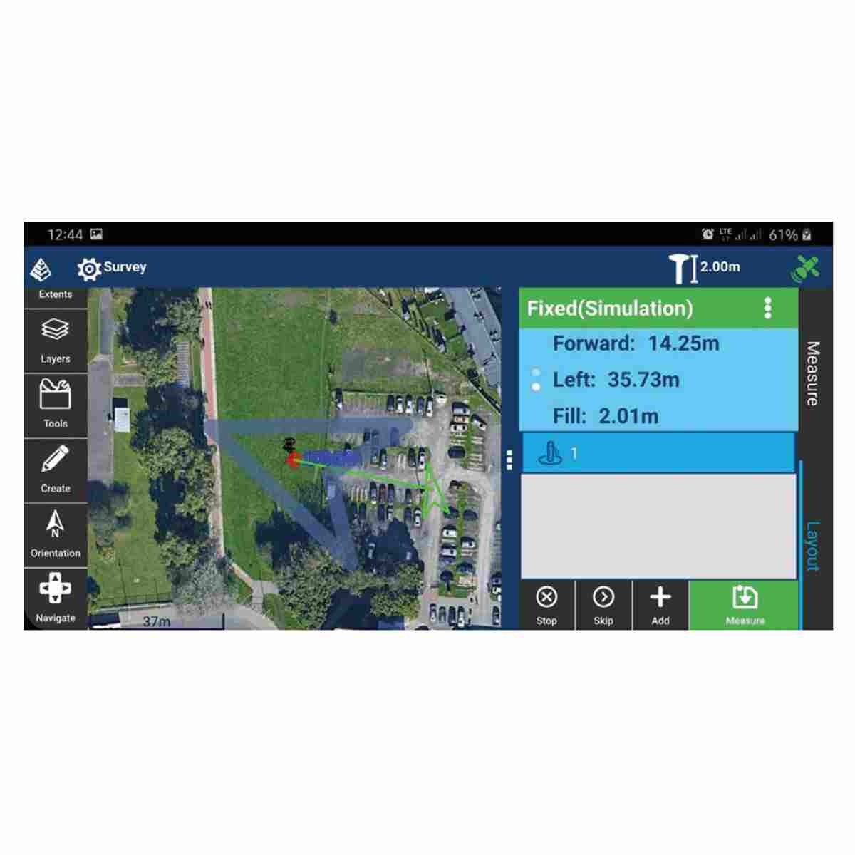 Carlson Android Software Layout GPS dauerhafte Lizenz