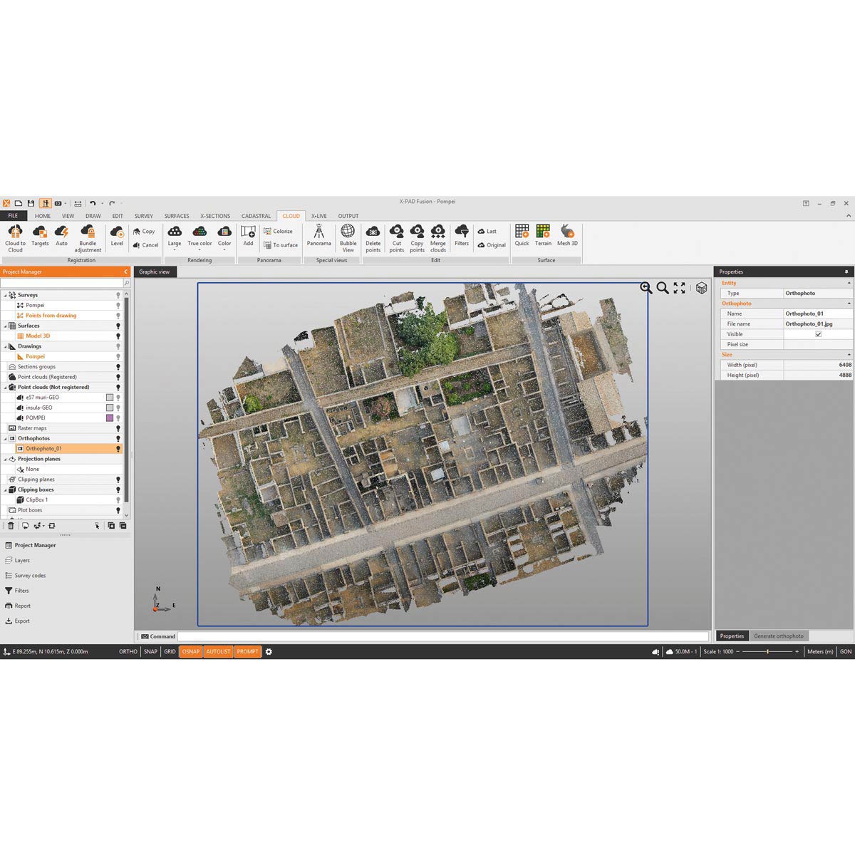 Photogrammetriesoftware X-PHOTO von GeoMax für Drohnenauswertungen